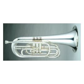 Euphonium Bugle Outfit, 3 Valve, Key of G, silver