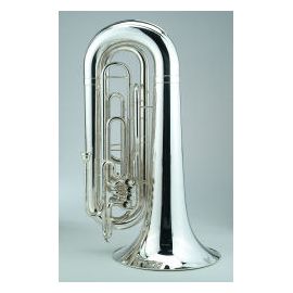 Marching BBb Tuba with 4 Valves, 4/4 version in silver or laquer