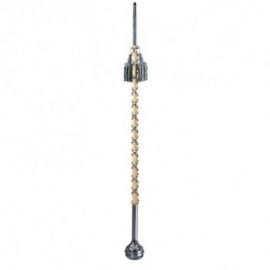 Sandner Tambourstab HM 115 gelb - schwarz/blau/grün