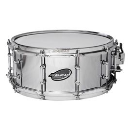 Ahead ASC613 Snaredrum 13" x 6" Chrome on Brass