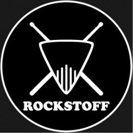 Aufkleber Rockstoff "Rund" 10x10cm
